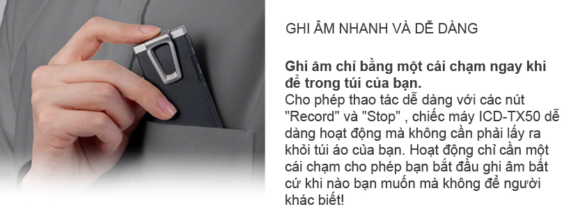 máy ghi âm 4GB icd - tx50 máy ghi âm 4GB icd - tx50