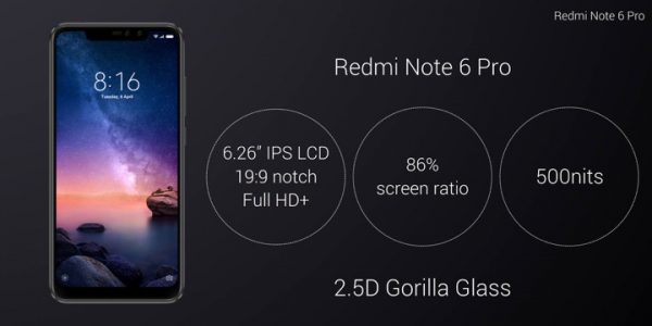 Xiaomi Redmin Note 6 Pro ra mắt: màn hình “tai thỏ”, cấu hình mạnh mẽ và giá hấp dẫn