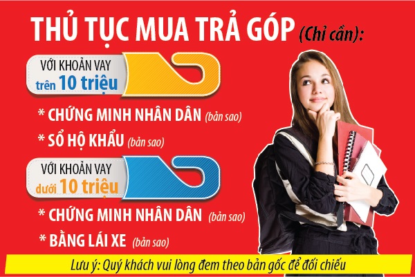 Thủ tục mua điện thoại trả góp như thế nào?