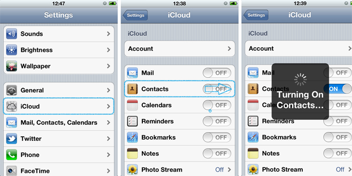 iCloud iPhone 5 iCloud iPhone 5
