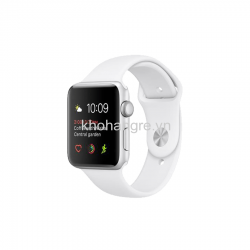 Apple Watch Series 2 42mm, Viền Thép, Dây Cao Su - Mới 99%